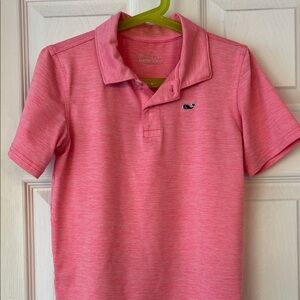 Vineyard Vines Boys 6 Performance Pink Polo Shirt